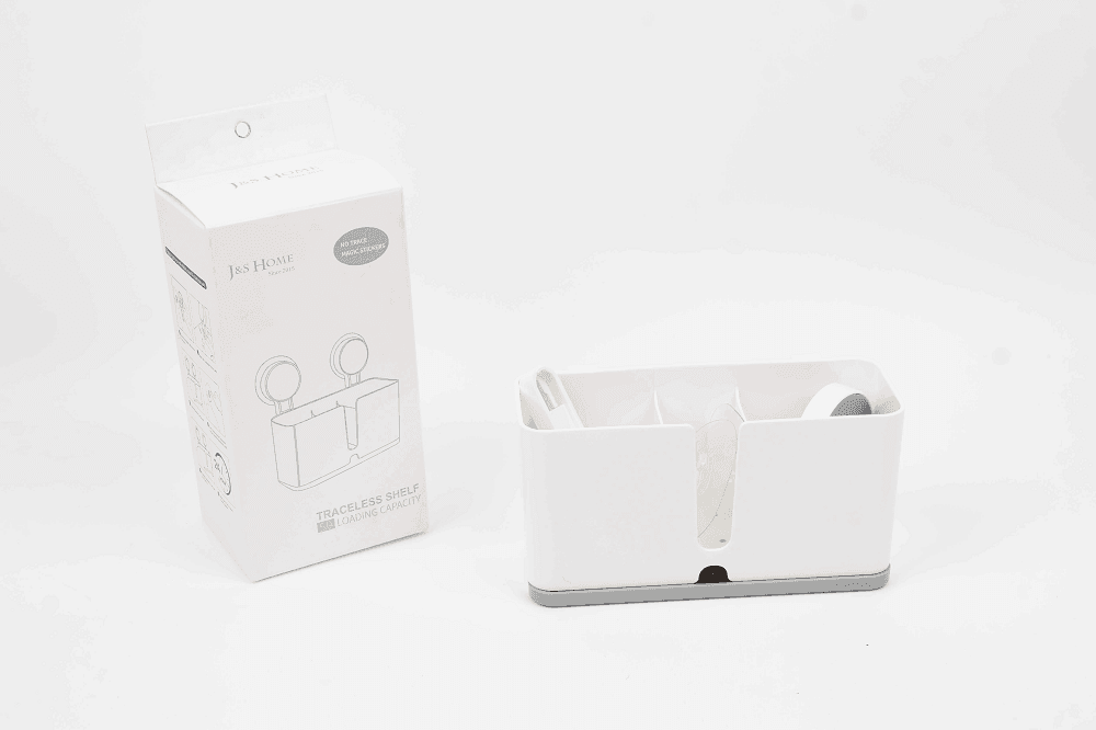 Porte Panier Accessoire De Bain  A Suspendue Blanc  Cq564/Js185013