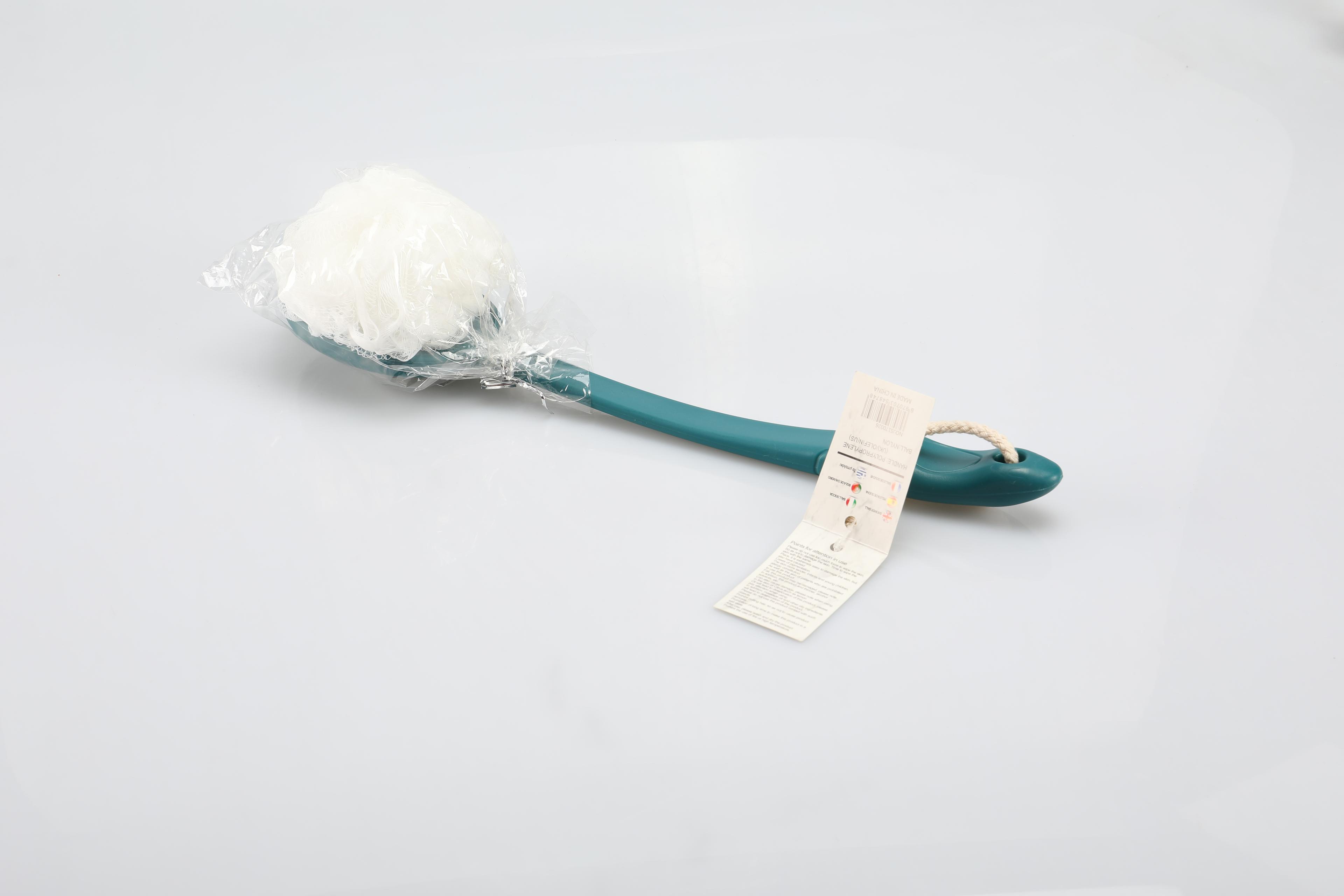 Brosse De Bain Filet Aqua Bleu  Manch Long