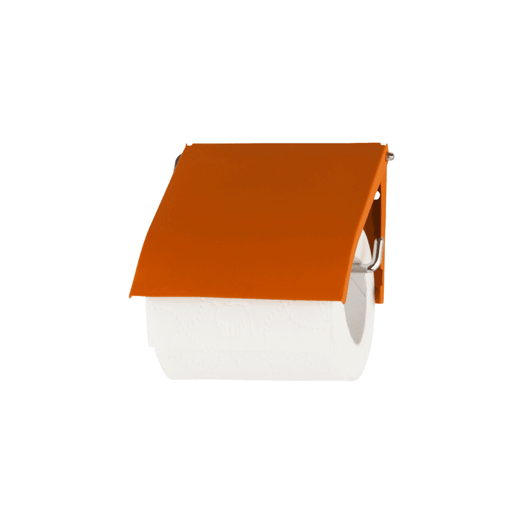 Porte Papier Wc Metal Soft Touch Orange12.5x13cm R 861307