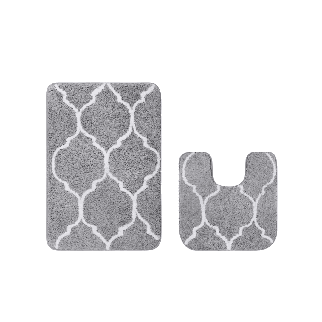 Set 2 Tapis De Bain Andalusia 50x80/50x40 Cm