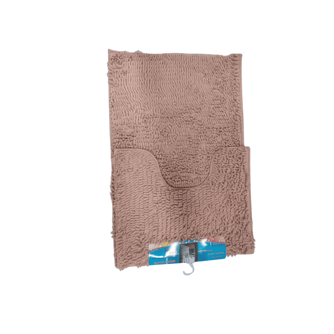 Set 2 Tapis De Bain En Chenille 50x80/50x40 Cm