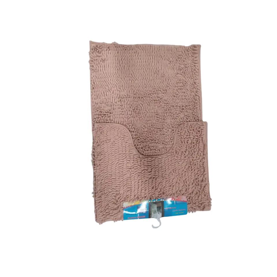 Set 2 Tapis De Bain En Chenille 50x80/50x40 Cm