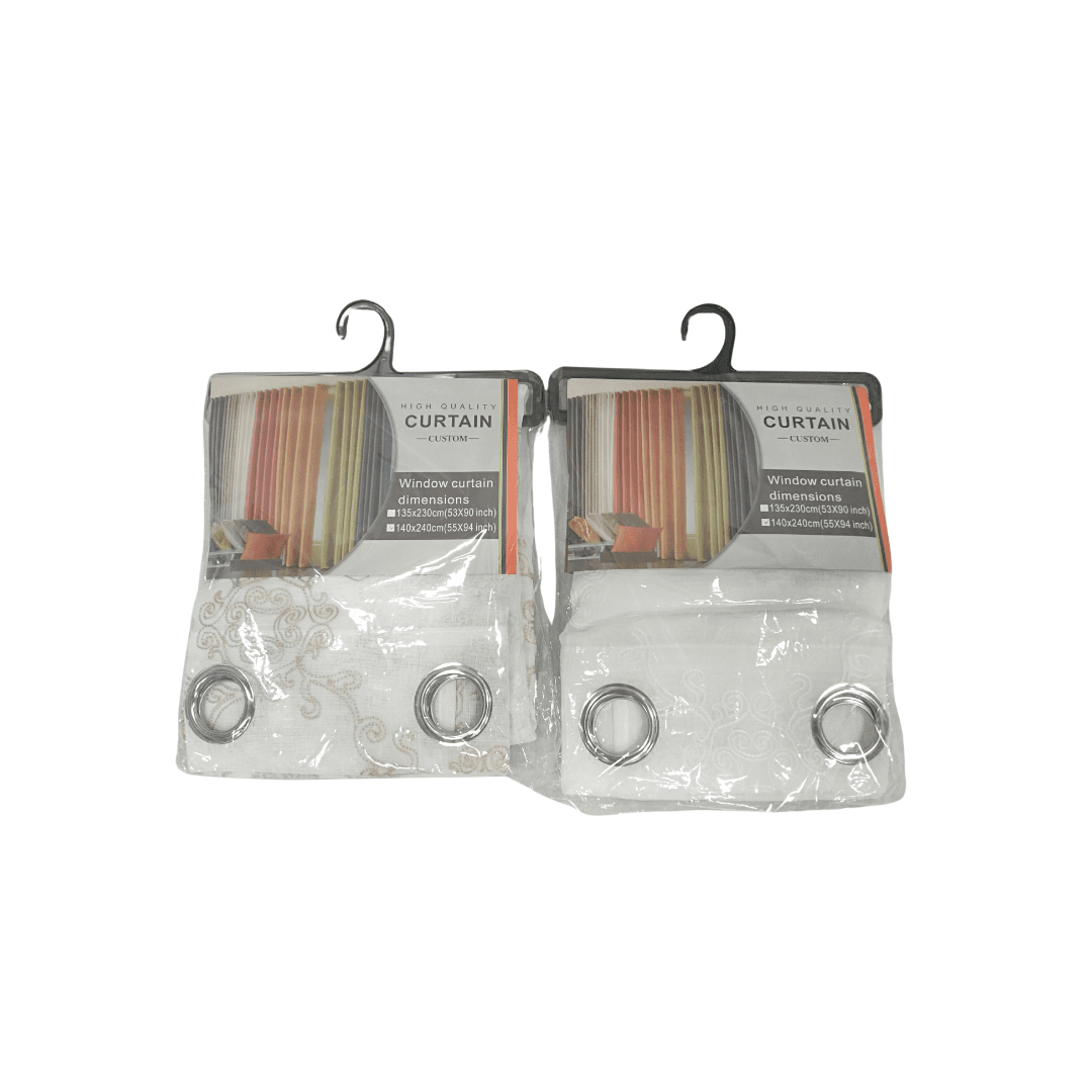 Rideau Brodée 140x240 Cm