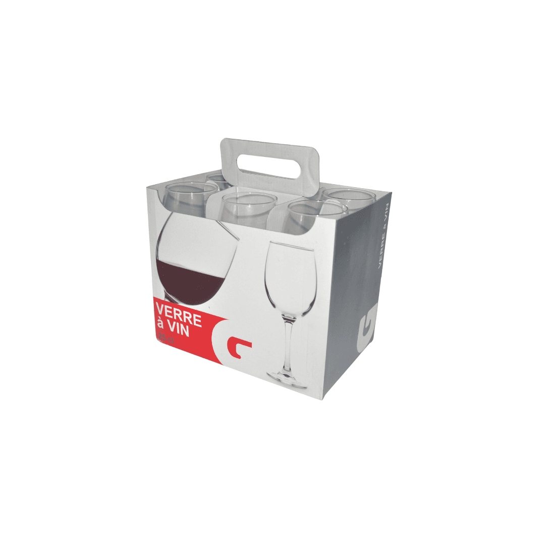 6 Verres Illusion 25cl  Ref 39373