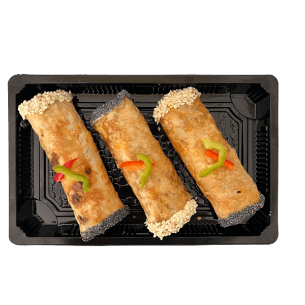 Nems viande haché et poivrons