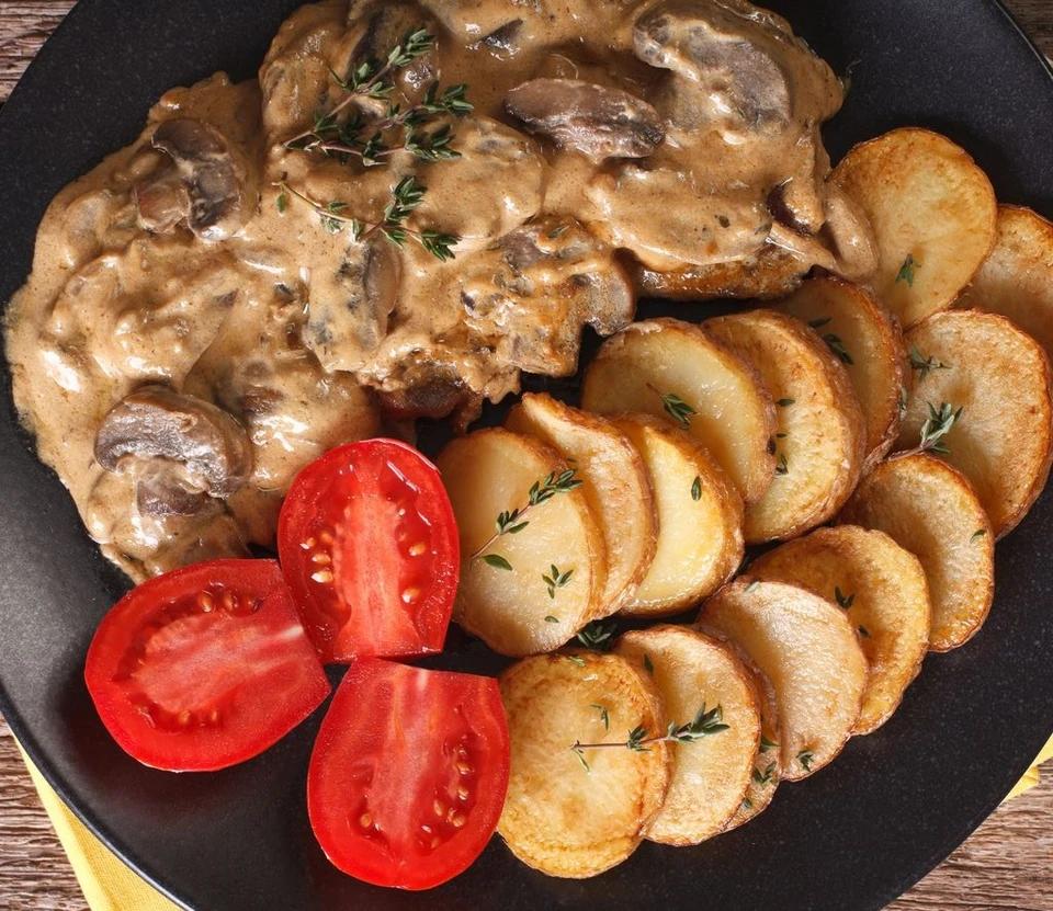 Emincé De Bœuf Aux Champignons
