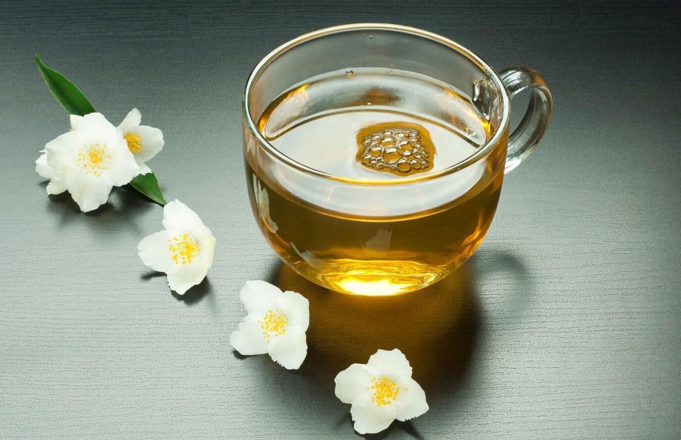 Thé Vert Au Jasmin Et À La Fleur D'orange