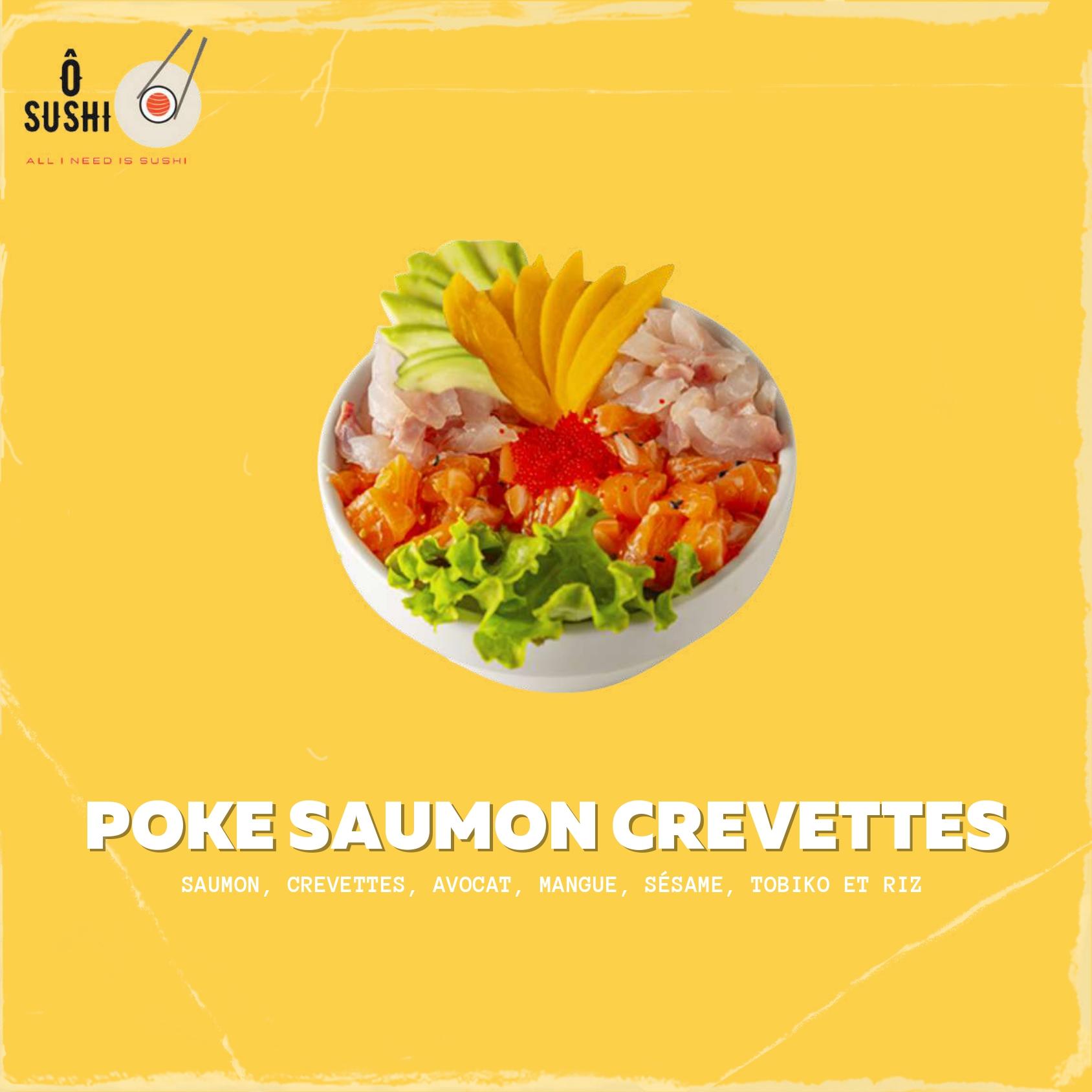Poke Saumon Crevettes