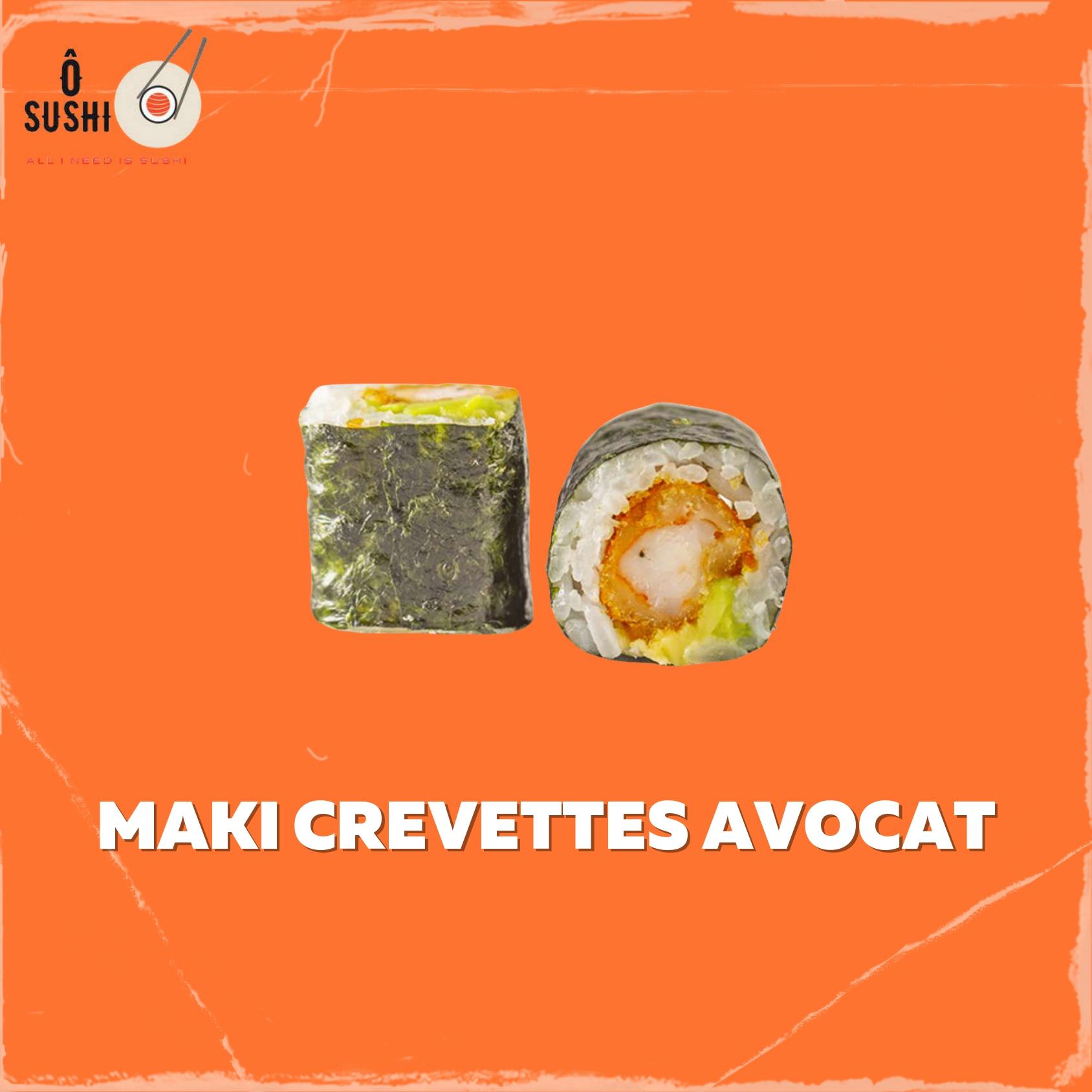 Maki Crevettes Avocat