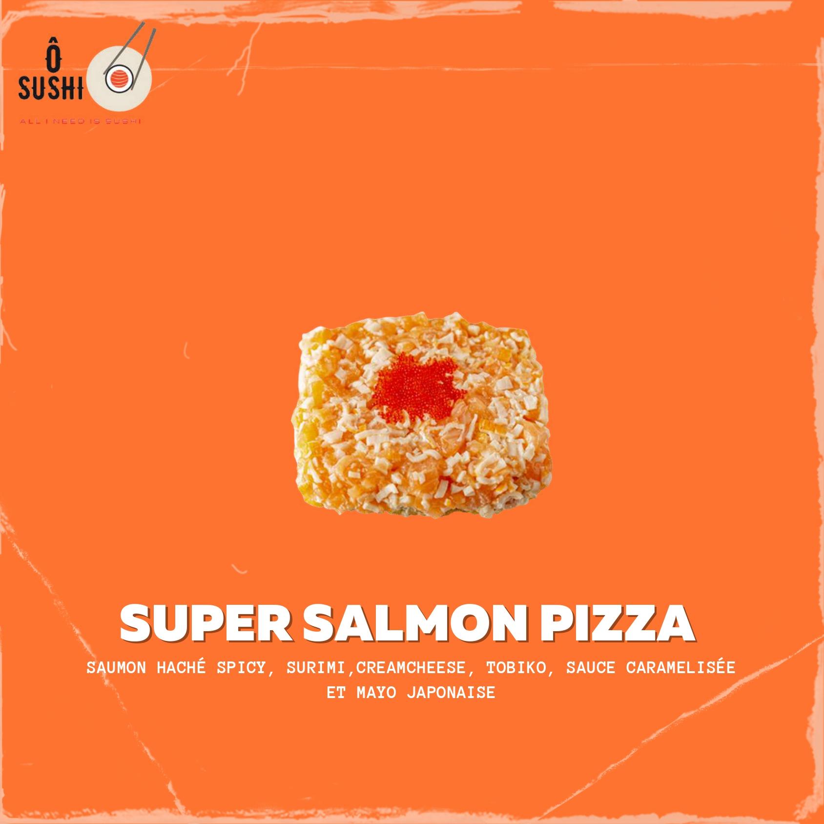 Super Salmon Pizza - 8 Pièces