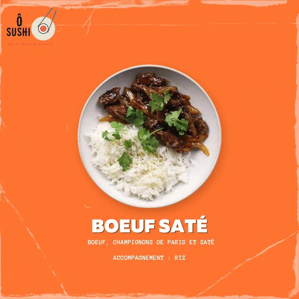 Plat Bœuf Saté
