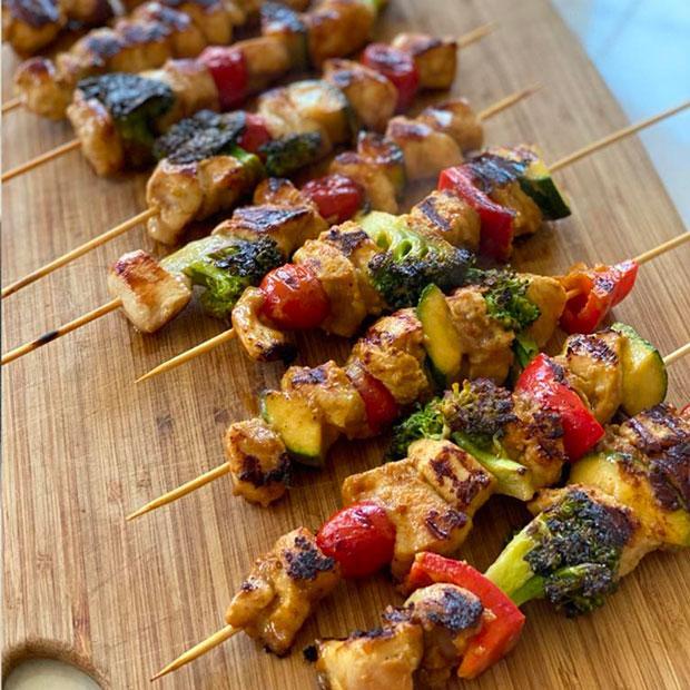 Brochettes De Poulet