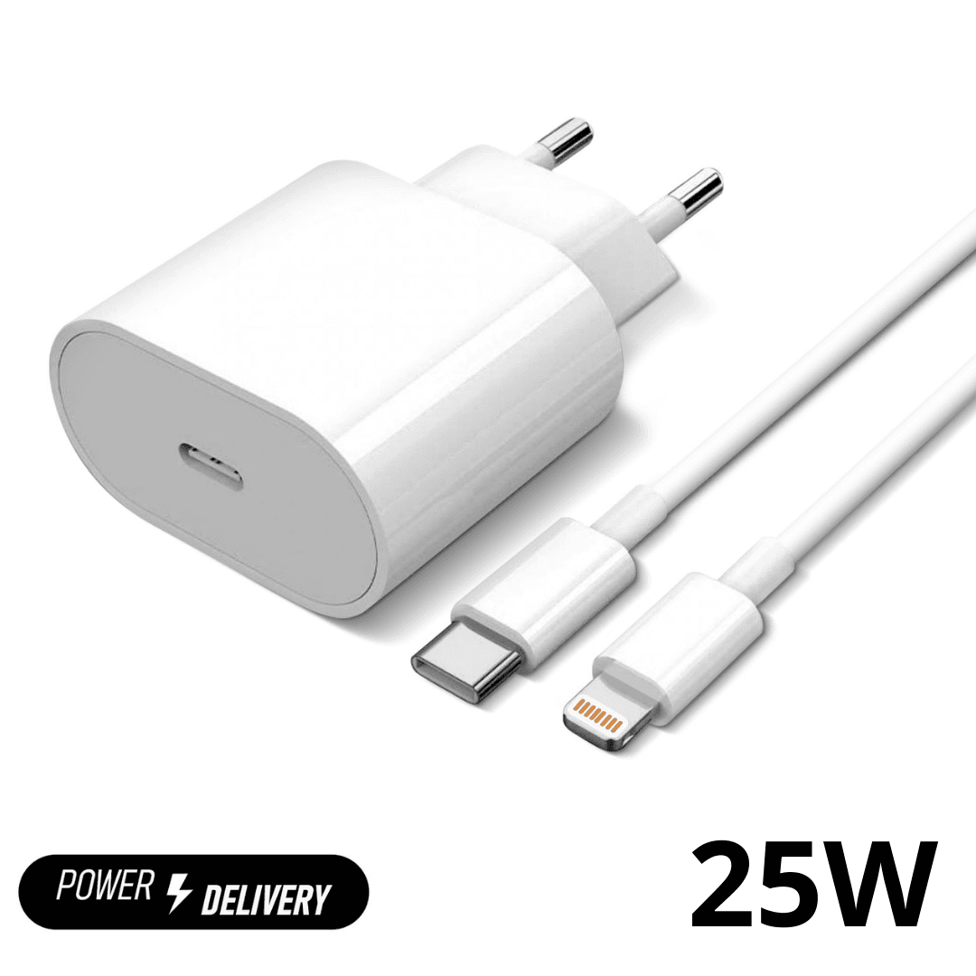 Chargeur 25W USB-C /USB-C To Lightning Cable Haute Qualité