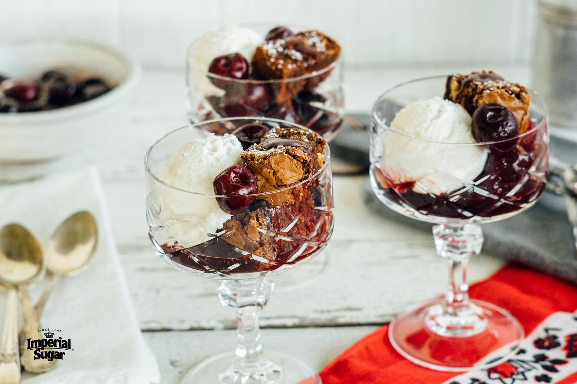 Coupe de Brownie au Chocolat