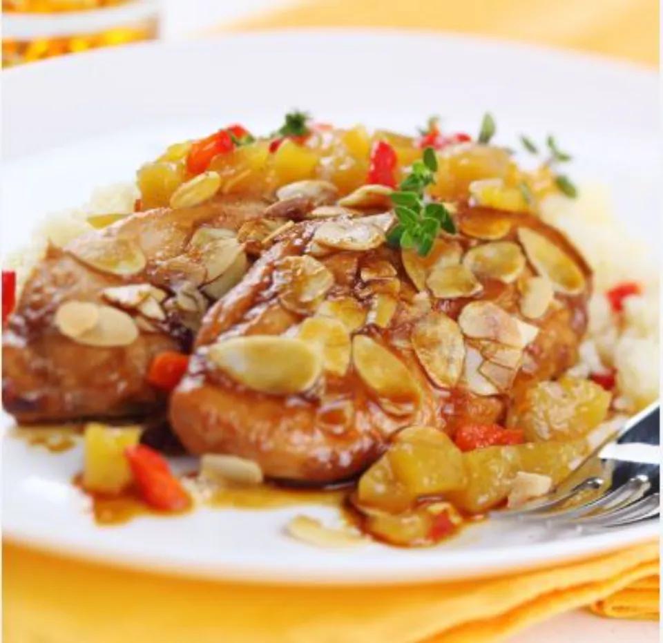 Escalope Grillée au Filet d'Amande