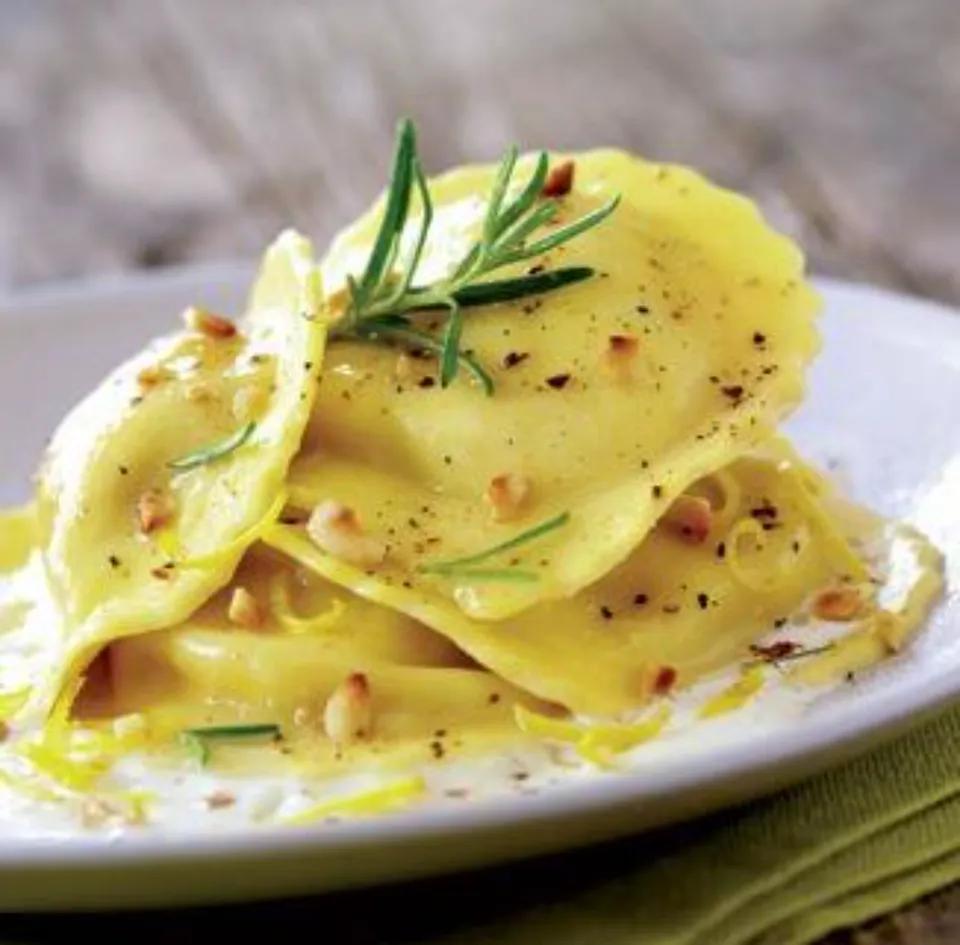 Ravioli Viande Hachée à La crème gruyère
