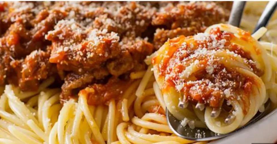 Spaghetti Bolognaise et Fromage