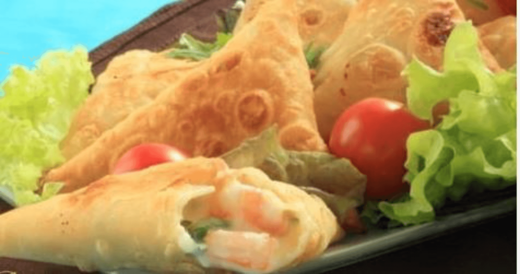 Brik Crevette et Garniture