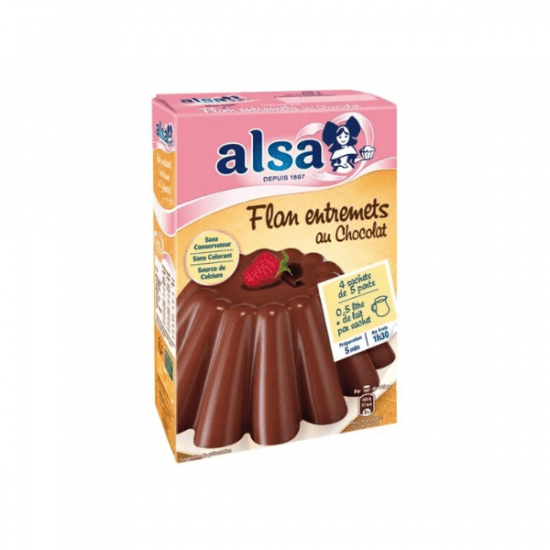 Flan Sucré Chocolat - ALSA