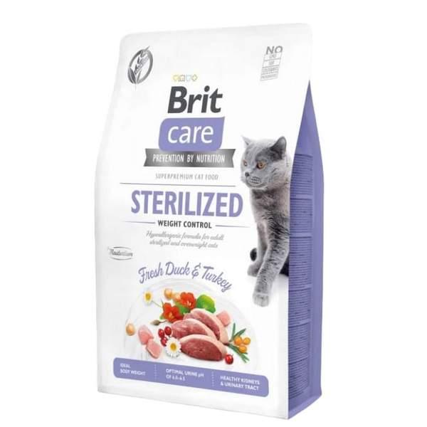 BRIT CARE grain free sterilised weight control 2kg (40792)