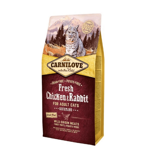 CARNILOVE Fresh chicken & rabbit cat 6kg (27410)