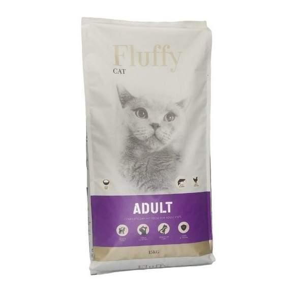 FLUFFY Croquette chat adult poulet 15KG (10721)