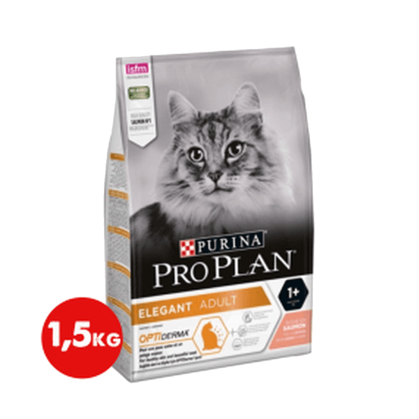 PURINA PROPLAN Croquette Chat Adult Elegant Saumon 1.5Kg (29150)