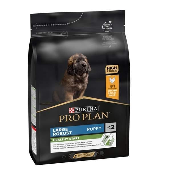 PURINA PRO PLAN LARGE ROBUST PUPPY riche en poulet et au riz 4X3Kg (14647)