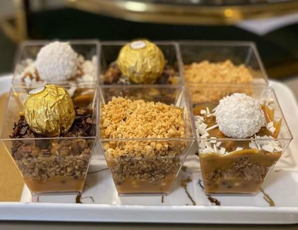 6 Verrines Sellou Caramel Beurre Salé