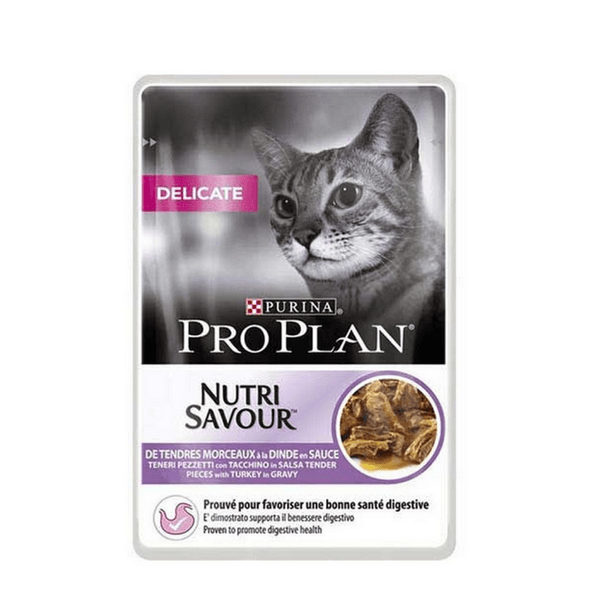 PURINA PRO PLAN PATEE CHAT ADULT DELICATE Sauce DINDE 85 g (88241)