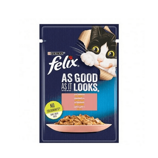 PURINA FELIX POCHON CHAT SAUMON 85GR (90308)