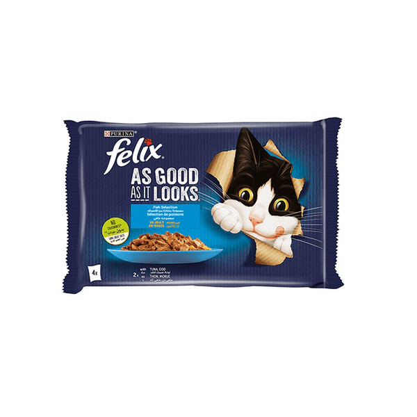 PURINA FELIX Countryside Wet Food For Adult Cats 4*85 G (94603)