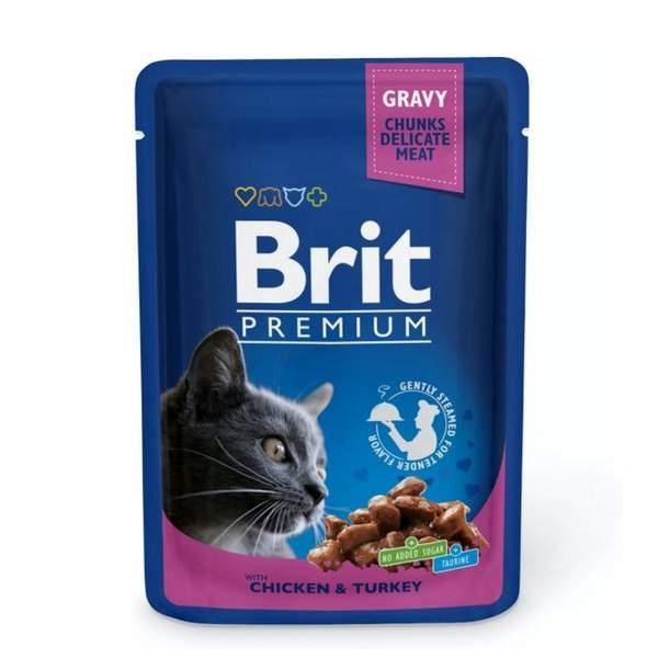 BRIT Premium Pochons Au Poulet Et Dinde 100g (06019)