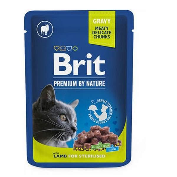 BRIT Premium Cat with Lamb for Sterilised 100 - G (48446)
