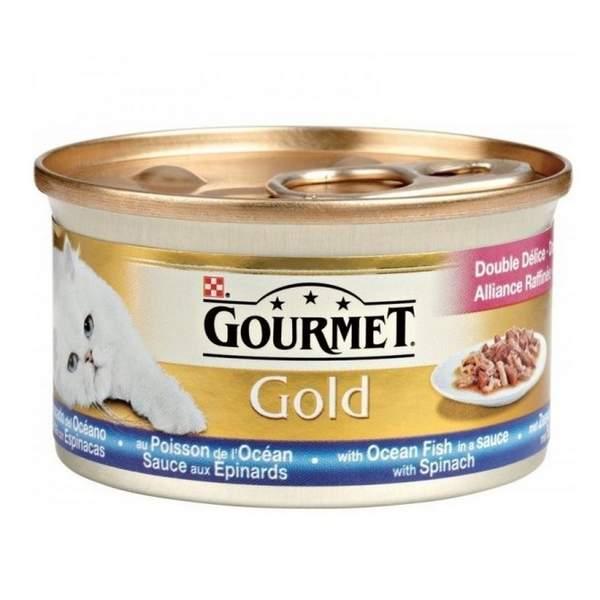 GOURMET GOLD AUX POISSONS ET AUX EPINARDS 85g (46791)