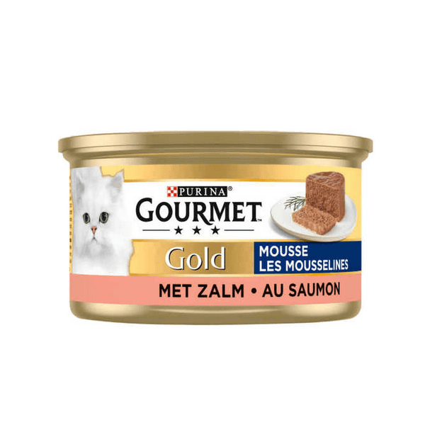 PURINA GOURMET Gold Mousselines Au Saumon 85G (50834)