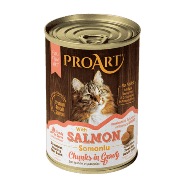 PROART Complete Wet Food Chunks in Gravy with Salmon 400g (73927)