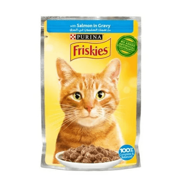 FRISKIES Chats SAUMON Pouvhons 85 GR (76732)