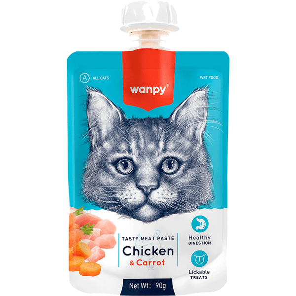 WANPY TASTY MEAT AVEC POULET FRAIS ET CAROTTES (71514)