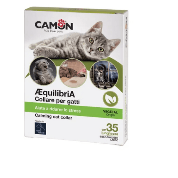 CAMON Le Collier Aequilibria POUR CHATS AIDE À RÉDUIRE LE STRESS (13289)
