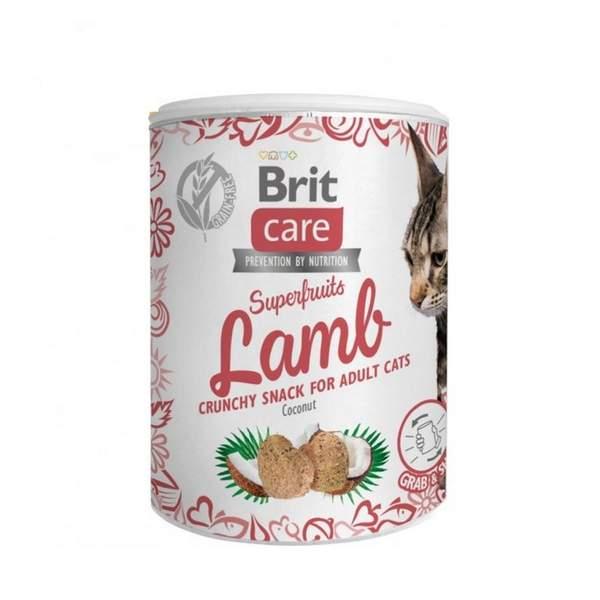 BRIT CARE Cat Snack Super Fruits Lamb 100g (55697)