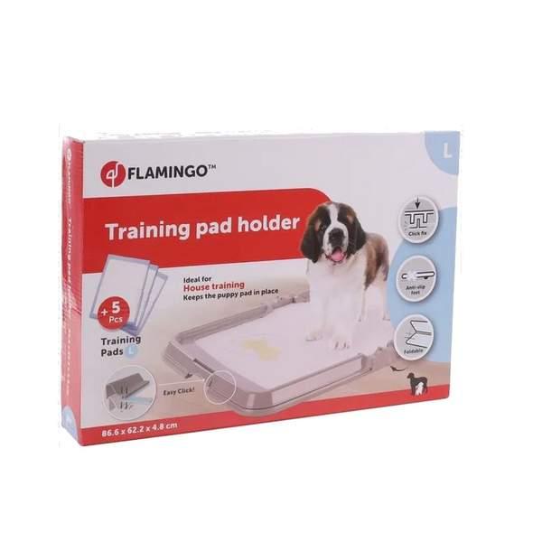 FLAMINGO SUPPORT POUR TAPIS D'ENTRAÎNEMENT FIFI GRIS 86.6x62.2x4.8 (58038)