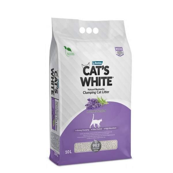 CATS WHITE litière lavande 10L (61037)