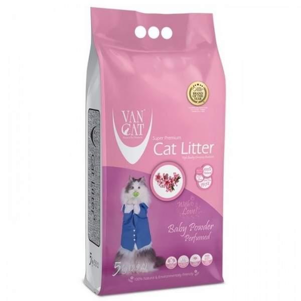 VANCAT litière agglomérante Baby Powder 5Kg (57405)