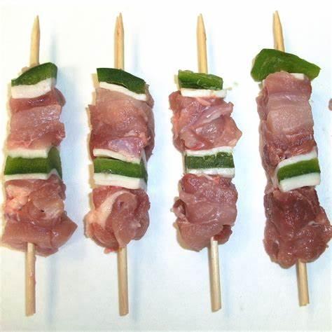Brochettes dinde Marinees