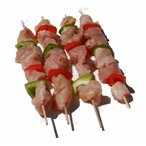 Brochettes Poulet Marinees