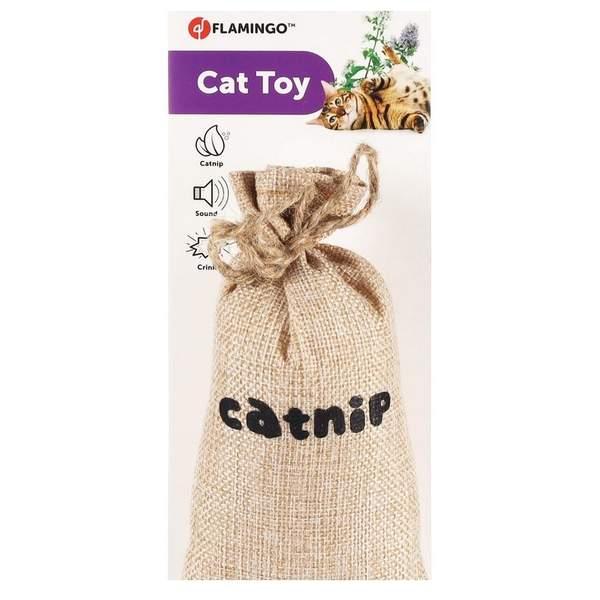 FLAMINGO Sac de jeu irrésistible, rempli de catnip (76926)