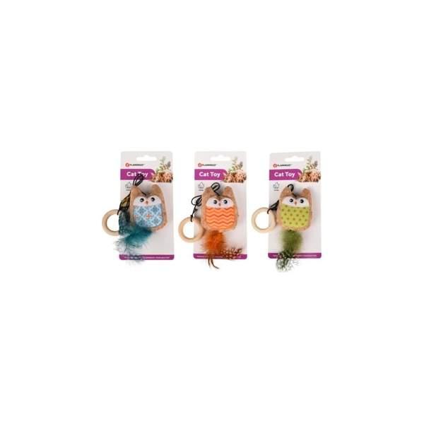 "FLAMINGO Jouet Pour Chat à Suspendre Kirk Hibou 49 Cm X 1 (58205) "