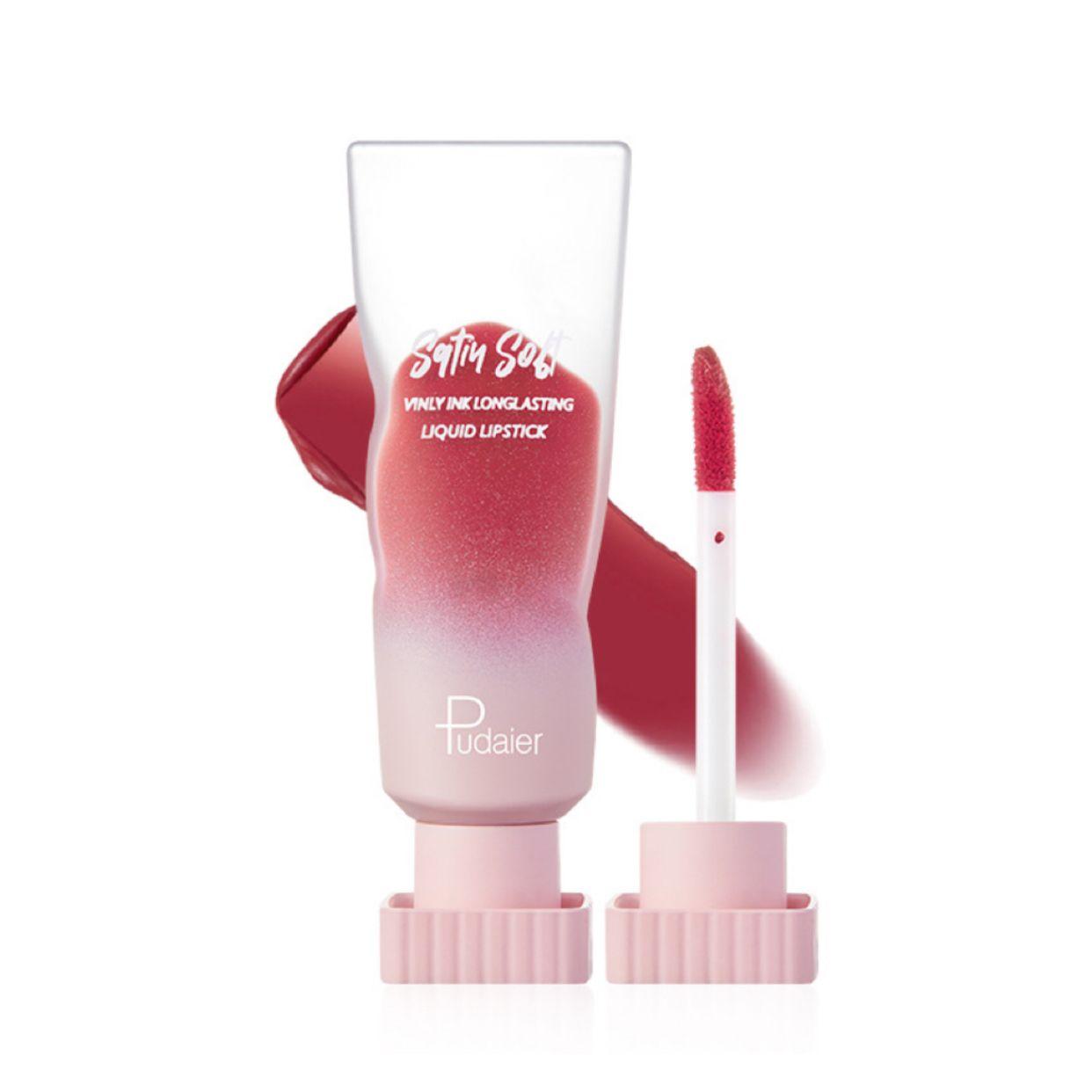 PUDAIER Satiu Soft Liquid Lipstick Color #08 Bean Paste