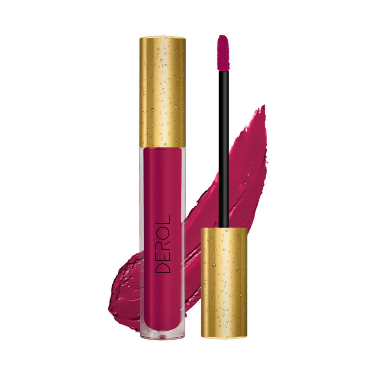 DEROL Gloss à lèvres mat longue tenue couleur #09 TRUST ME - 5.5ml